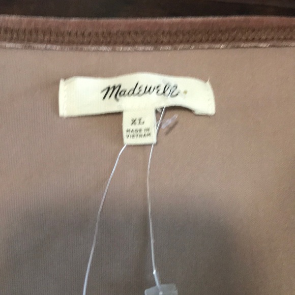 NWOT Madewell Velvet Ballet Wrap Top Size XL - Picture 6 of 8